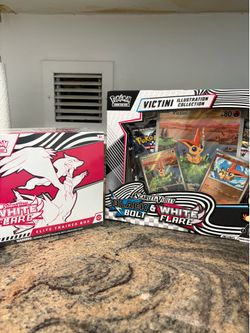 White Flare ETB + Victini Illustration Collection — Trade Preferred
