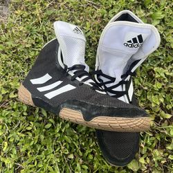 Adidas Shoe Wrestling Tech Fall 2.0 Black White Stripes
