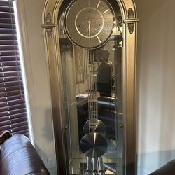 Grandfather Clock And Curio