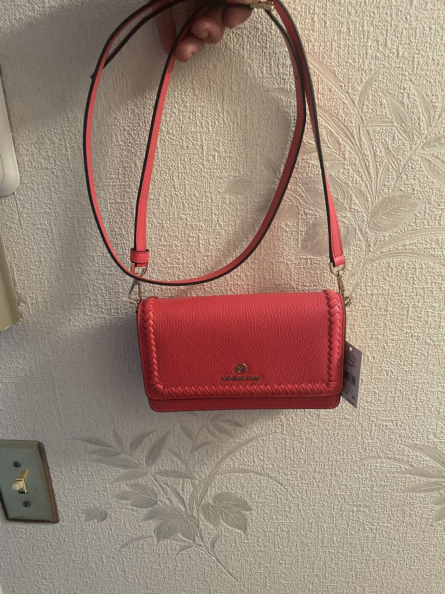 Brand New With Tags And Never Used Pink Michael Kors Crossbody Purse