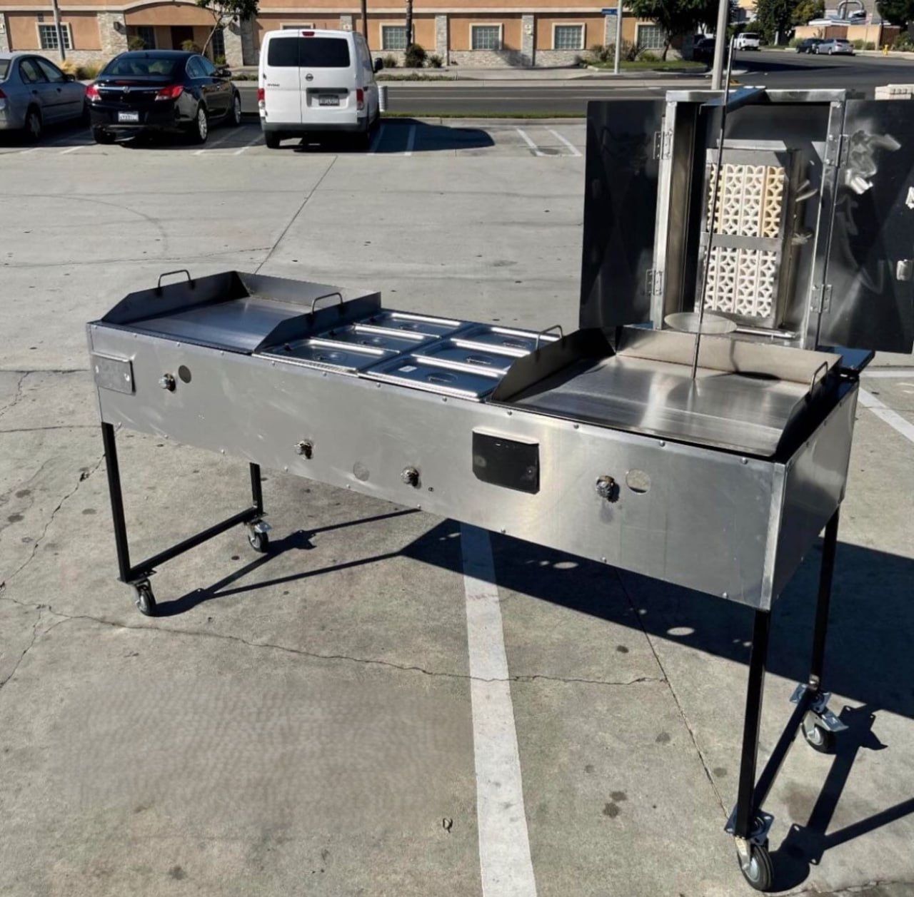 24x20 Inch Flat Grill 6 Treys And Trompo