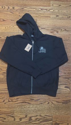 Stüssy Box Crown International Crew Zip Hoodie - Black