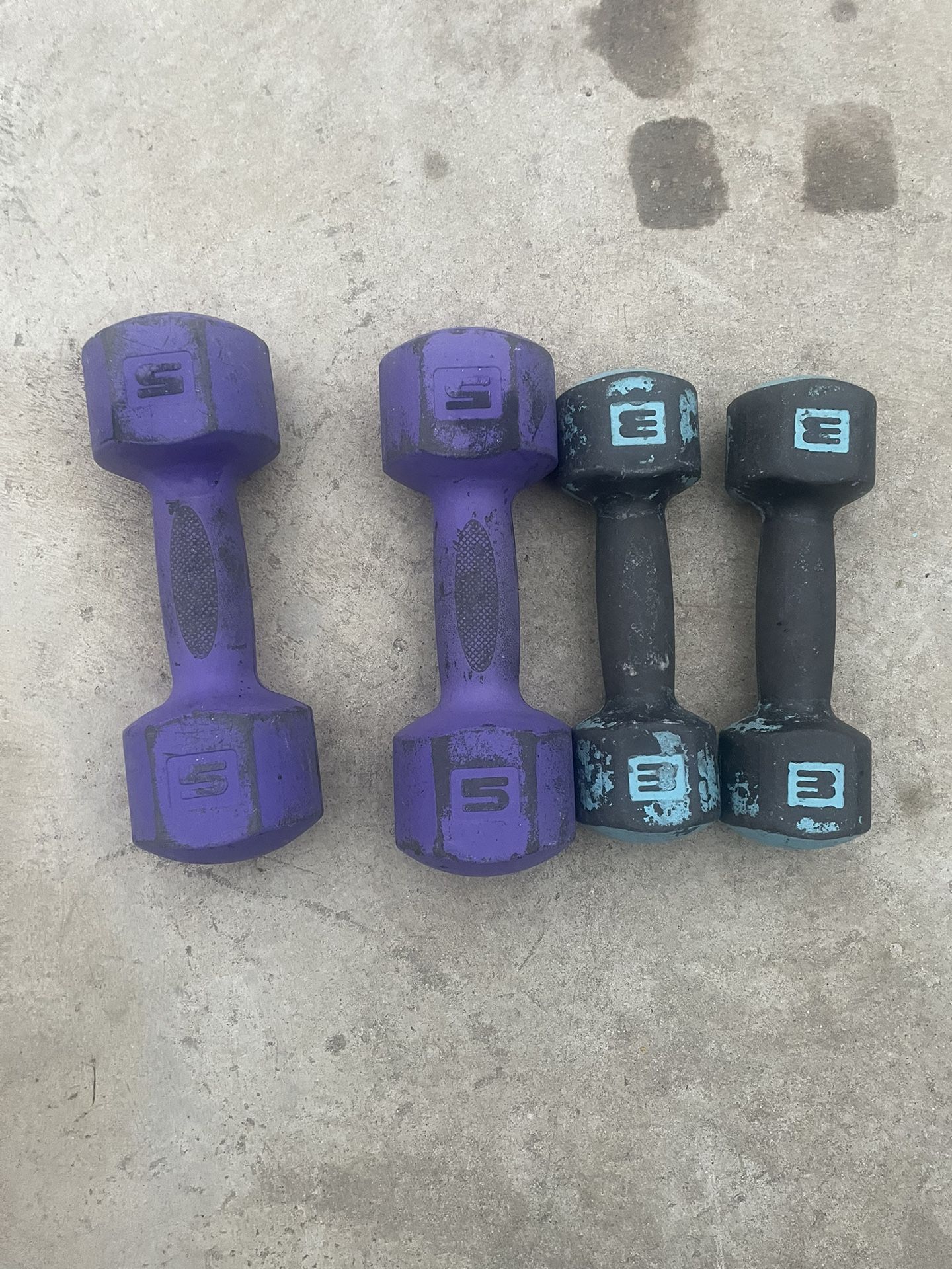 Exercise weights  16 pounds