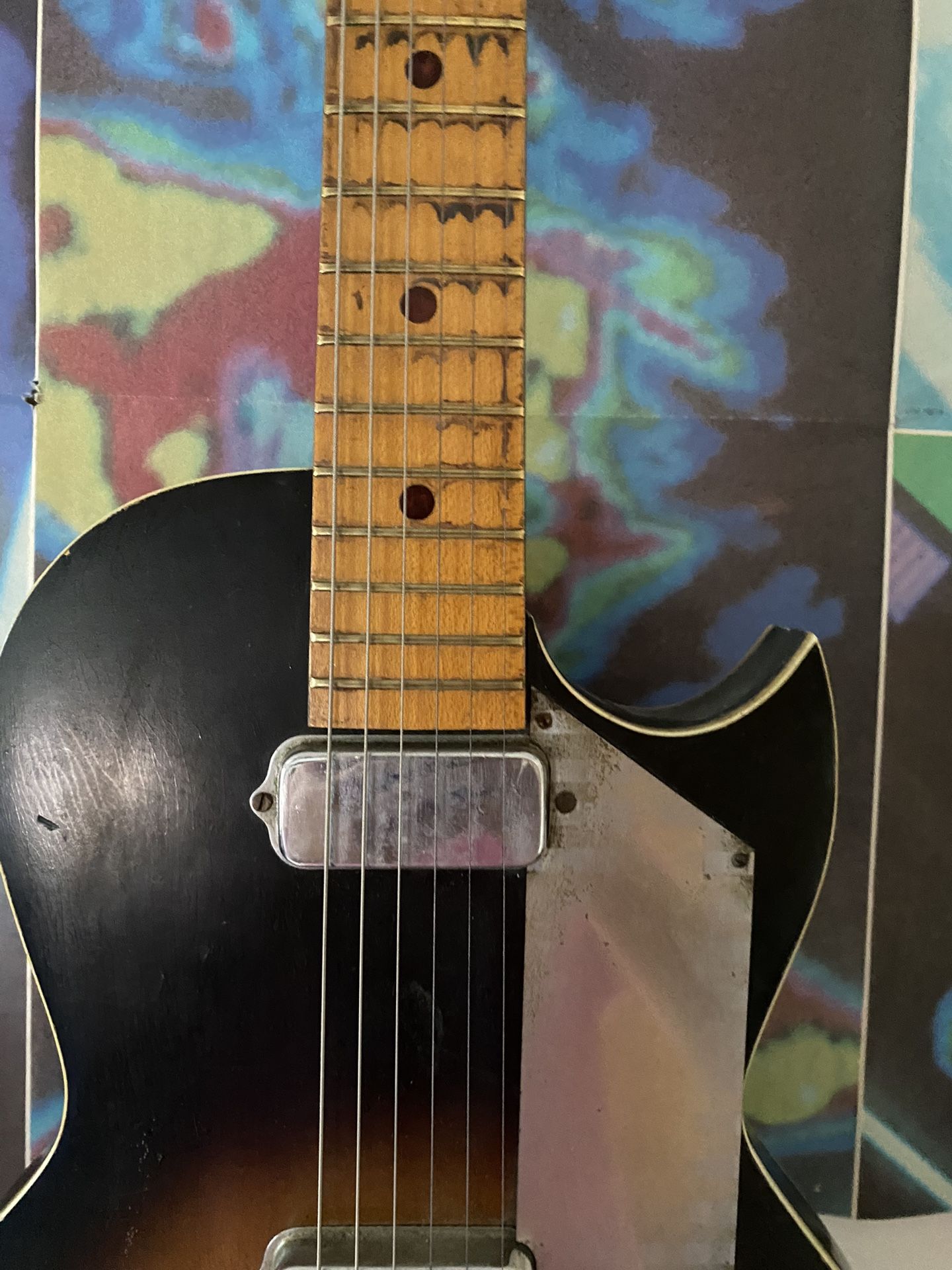 Kay value leader 2 pickup sunburst Vintage 60's Electric Guitar