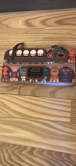 Loungefly x Star Wars Wallet Mos Eisley Cantina Scene Chibi Wallet