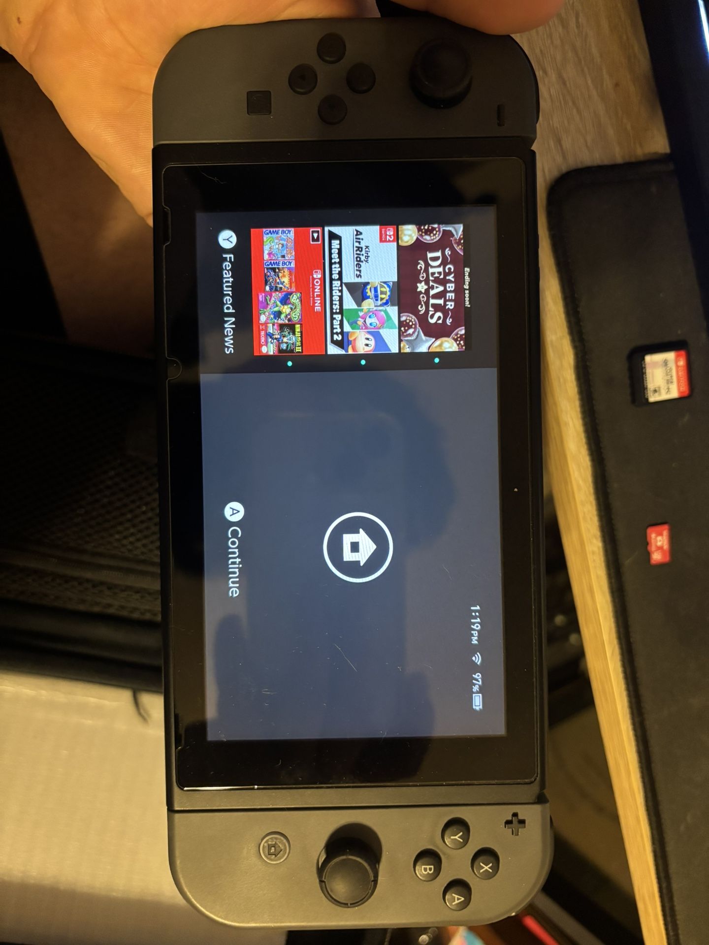 Nintendo Switch With Carrying Case 