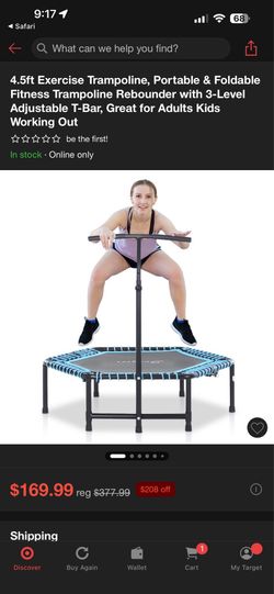 Fitness trampoline