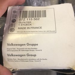 Vw Touareg Oil Filter See Pic