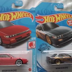 HOT WHEELS NISSAN SILVIA S13 X2 $12