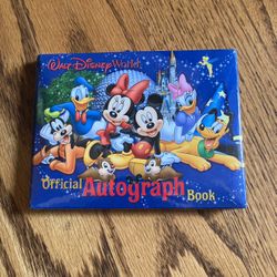 Disney Official Autograph Book SEALED
