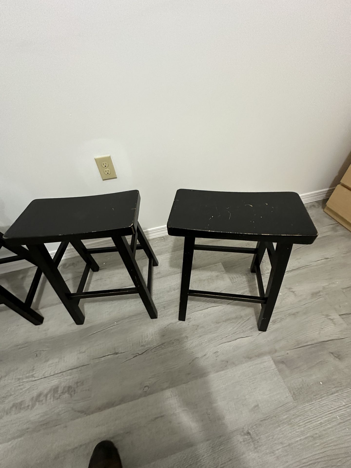 4 Wooden seats , Benches. $60. O.B.O