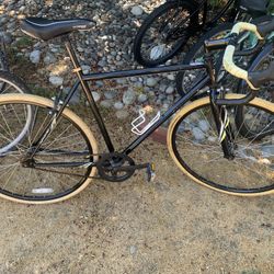Fixie, W/ram Curl Handle Bars