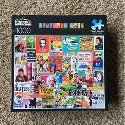 White Mountain Puzzle 1000 Piece