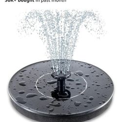Solar Bird Bath Fountain Pump 