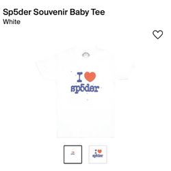 Sp5der Souvenir Baby Tee - XS