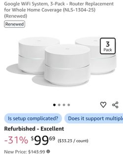 Google Wi-Fi Home System