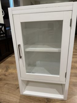 Wall Cabinet White Simpli Home Furniture