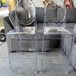 Clear Barstools 
