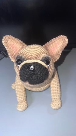Crochet French bulldog