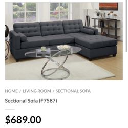 Gray Sectional Sofa