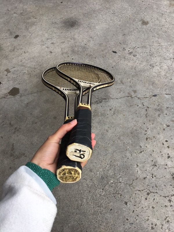 2 Wilson brand tennies rackets
