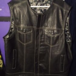 MFG FIRST BANDIT LEATHER VEST 