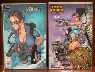 Lara Croft Tomb Raider Comic Book & Poster - Rare Variants Included