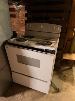 Hotpoint White Electric Coil Range Stove
