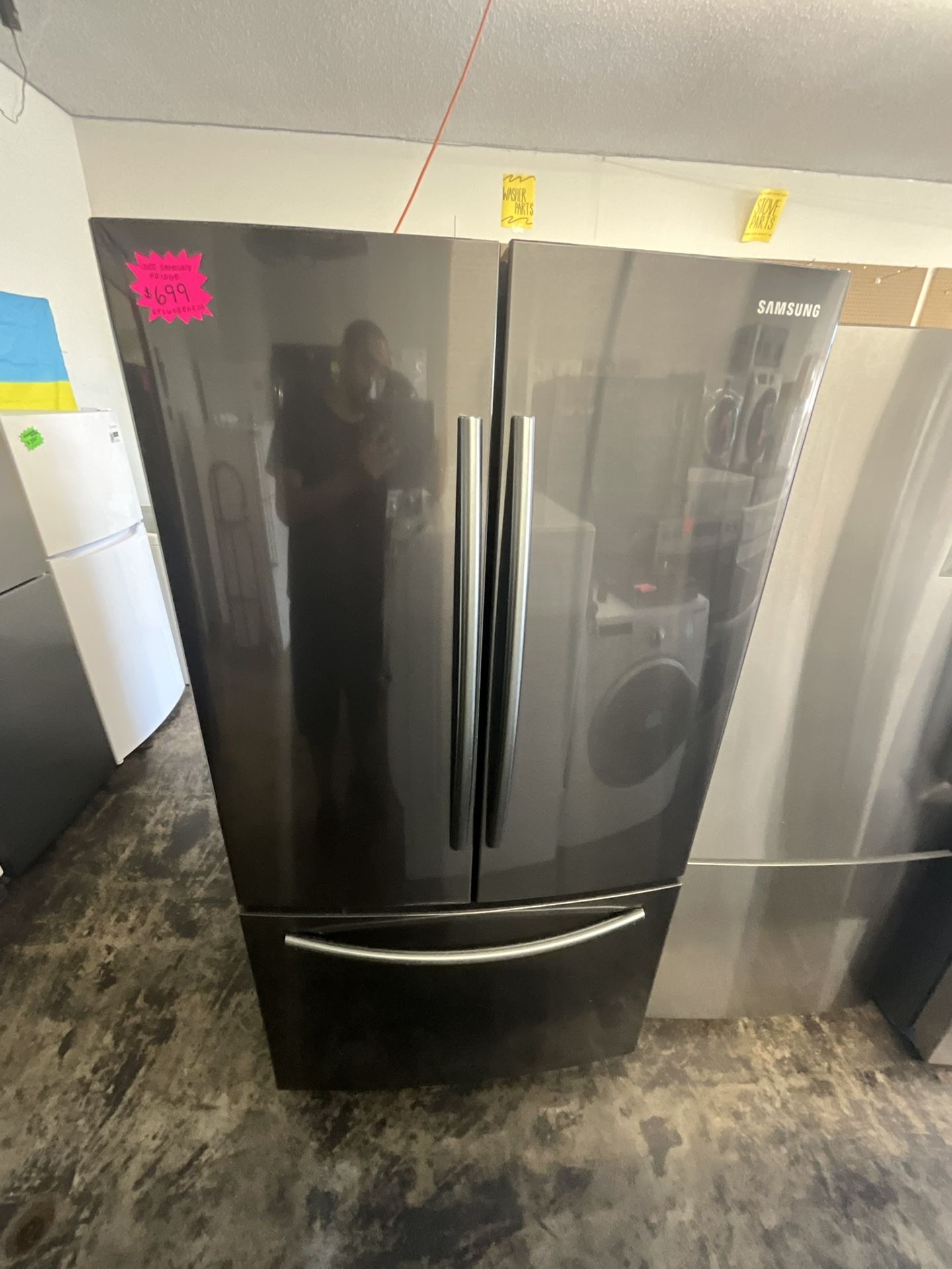 Black Stainless Steel Samsung French Door Refrigerator
