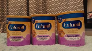 Photo Enfamil Gentle Lease Infant Formula 3pk. 12.4 oz cans (352g) new Sealed*