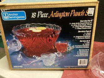 Vintage Punch bowl Set