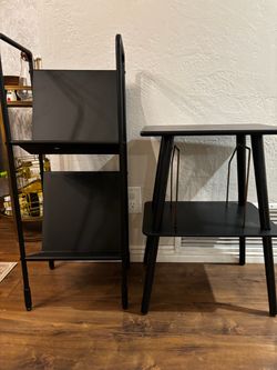 Record player stand and storage