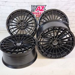 21" Wheels 5x112 Fit Mercedes GLS, GLE, GLC, GLB, GLS 21x9/9.5 staggered Black
