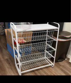 Metal storage organizer
