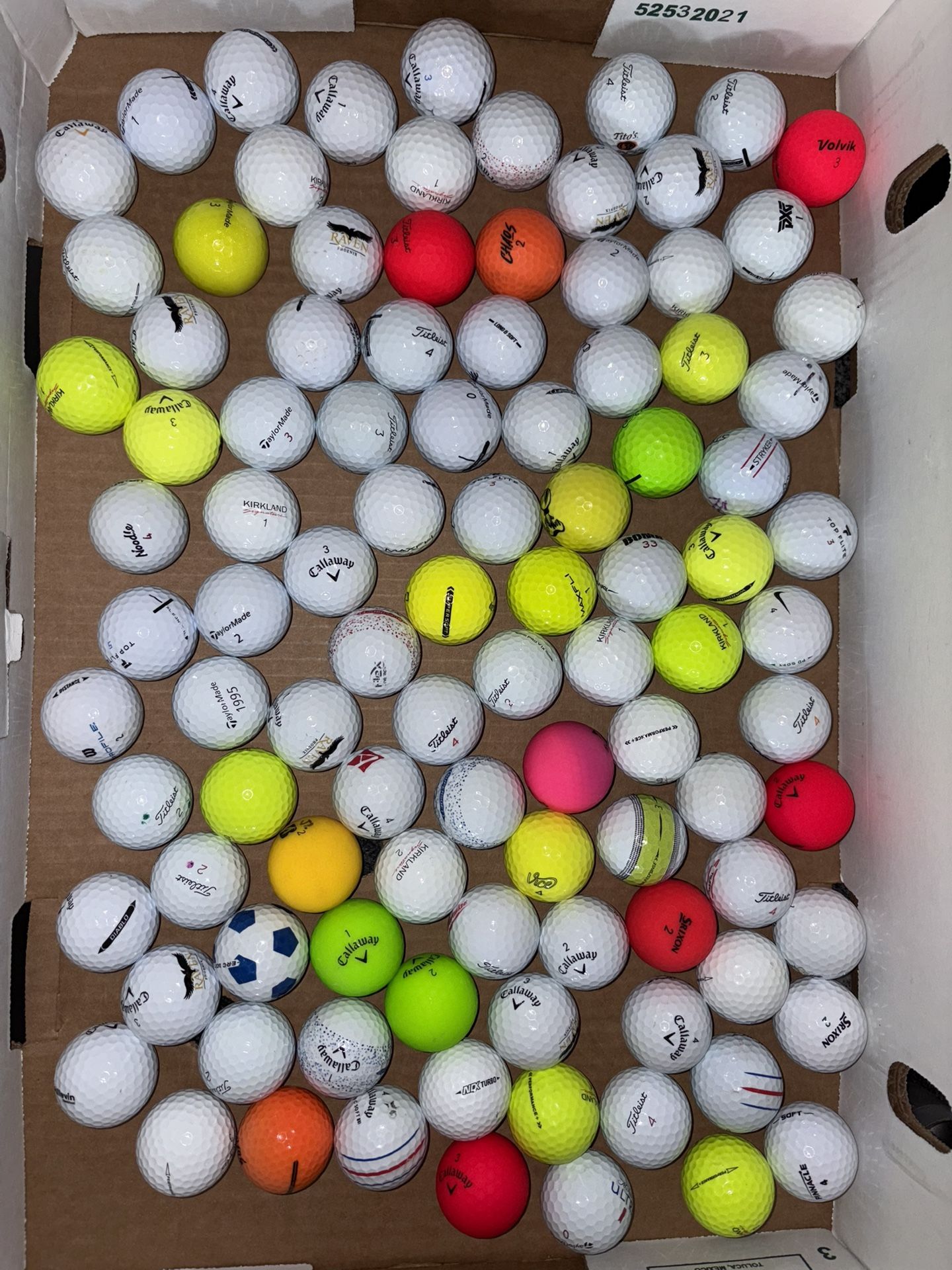 100 Golf Balls