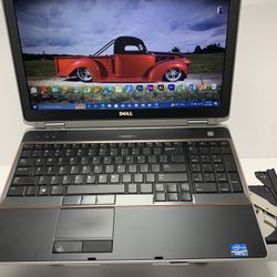 i3 ..i3..DELL LATITUDE  6520….128-SSD  GBcapacity …6.00 GB -RAM .  FASTER  and  READY FOR CLASSES  ON LINE OR