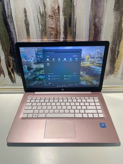 HP Stream 14-cb172wm Laptop Notebook 14" Intel Celeron 4GB RAM 64GB SSD Windows 11 w/ Charger - $89