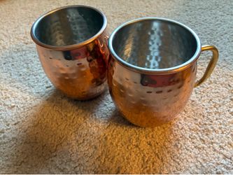 Copper Mugs (2)