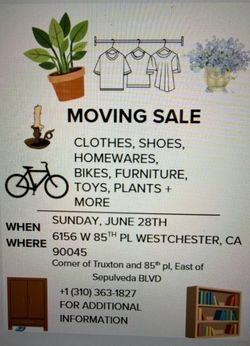MOVING SALE-all must go