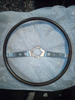 64 -66 Chevrolet Wood Steering Wheel Original Accessories 