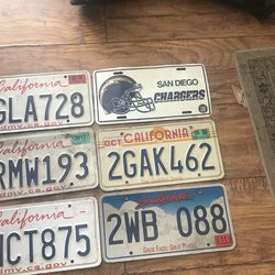 License plates collectible and rare