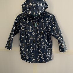 Cherokee Kids Nautical Anchor Rain Jacket (Size: 18 month)
