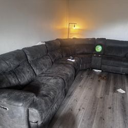 Large Power Recliner Sectional
