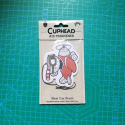 Cuphead Car Air Freshener (New Car Scent)