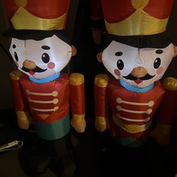 two inflatable nutcrackers