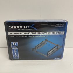 Sabrent 2.5 - 3.5 Inch Internal Hard Disk Drive Mounting Bracket BK-HDDH U632