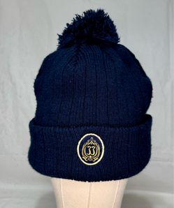 Rare Disney Club 33 Candlelight Pom Unisex Beanie Exclusive Disneyland VIP