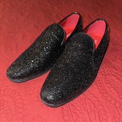 Black Men’s (Prom Style) Loafers Slip-On Dress Shoes
