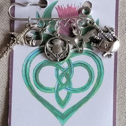 Scotland Kilt Pin/Brooch