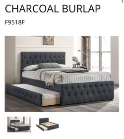 👉 Full Size Bed With Twin Size Trundle Bed With Both Mattresses Included In Price 